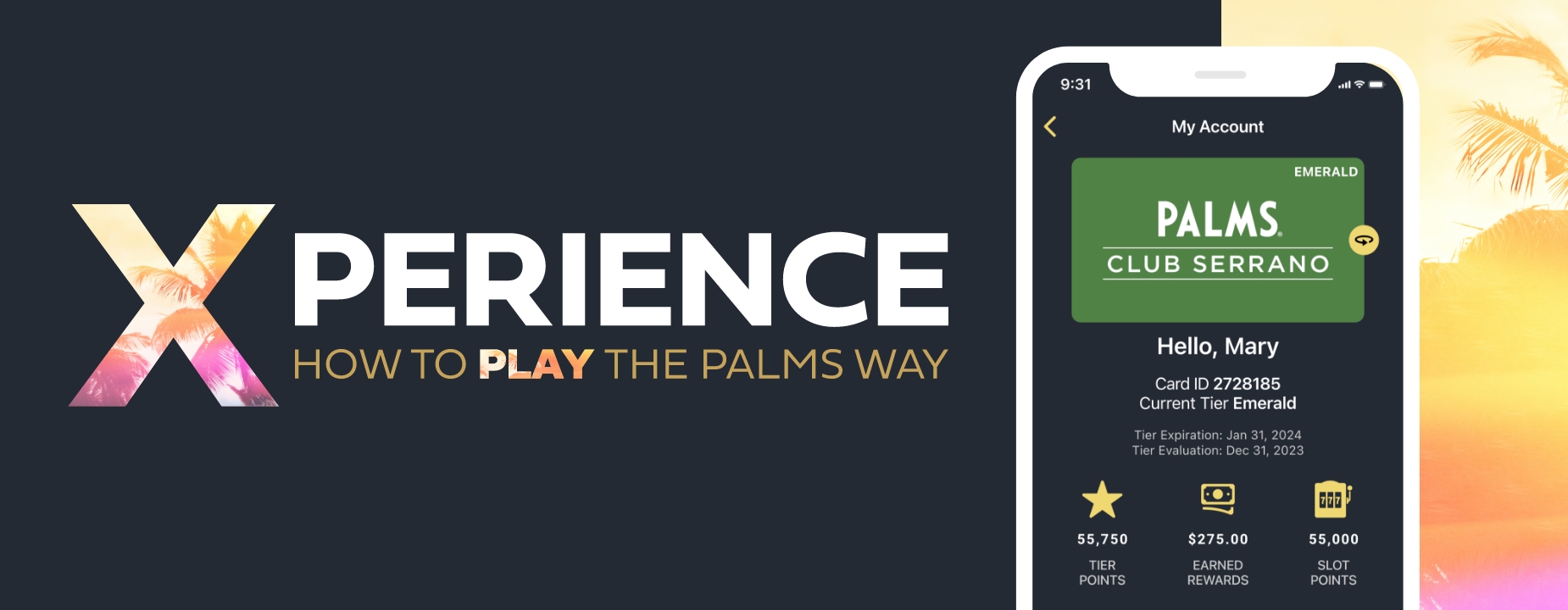 Palms Casino Resort App
