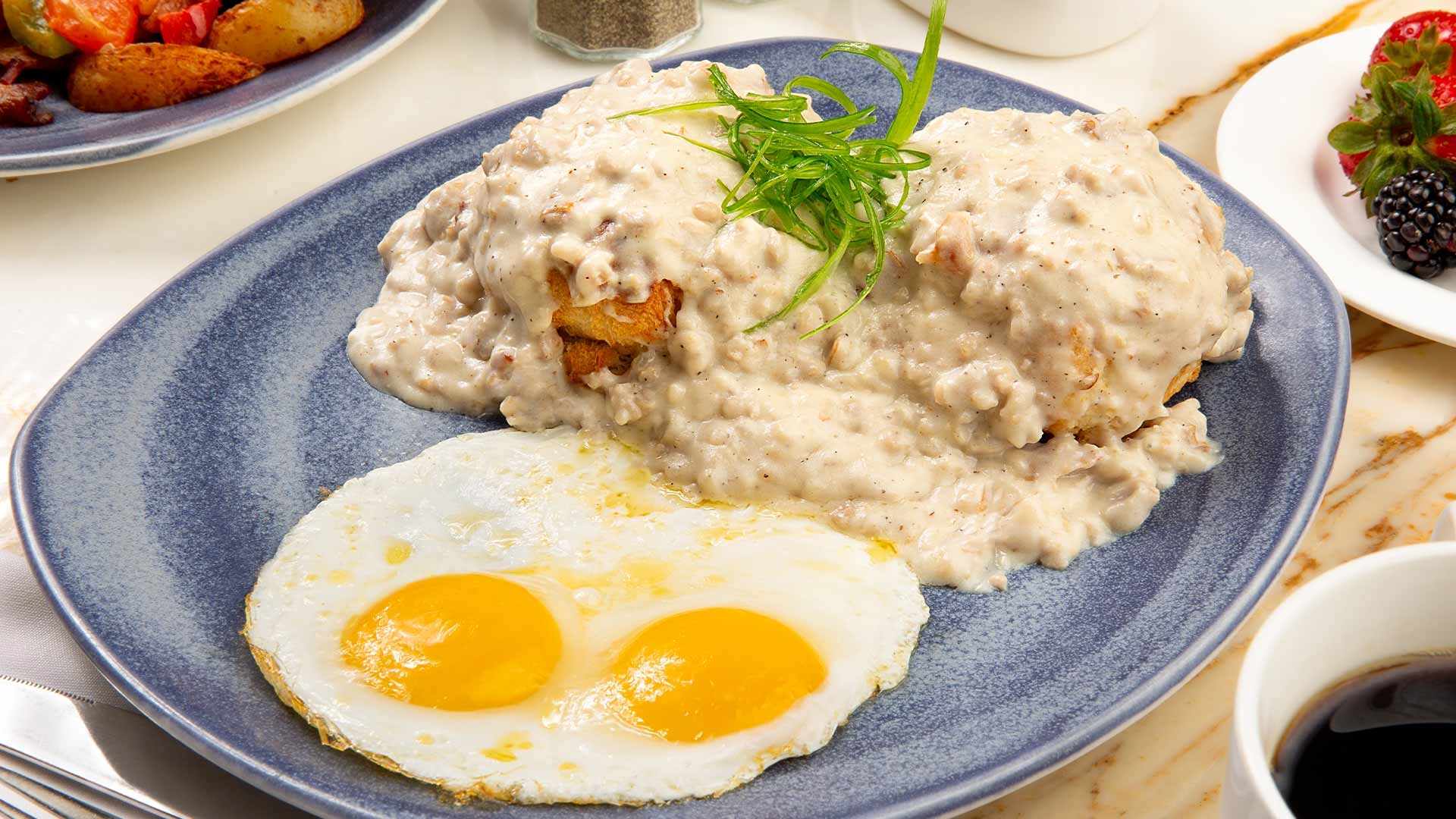 Biscuits and gravy