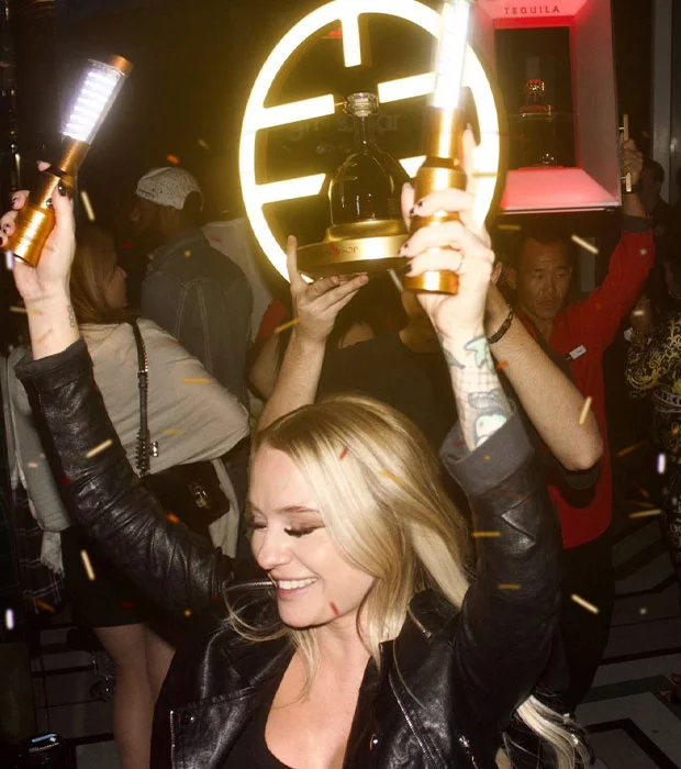 Bottle service at Ghostbar