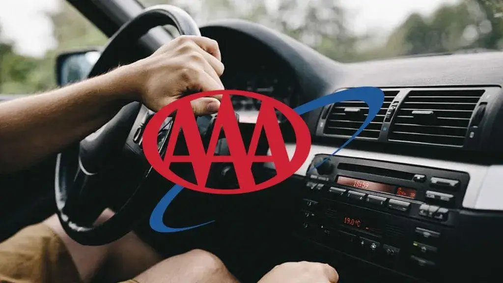 AAA logo in a car