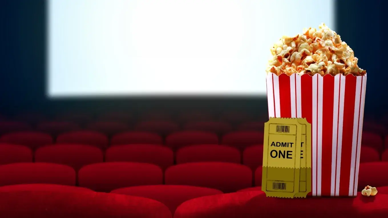 Popcorn in the movie theater