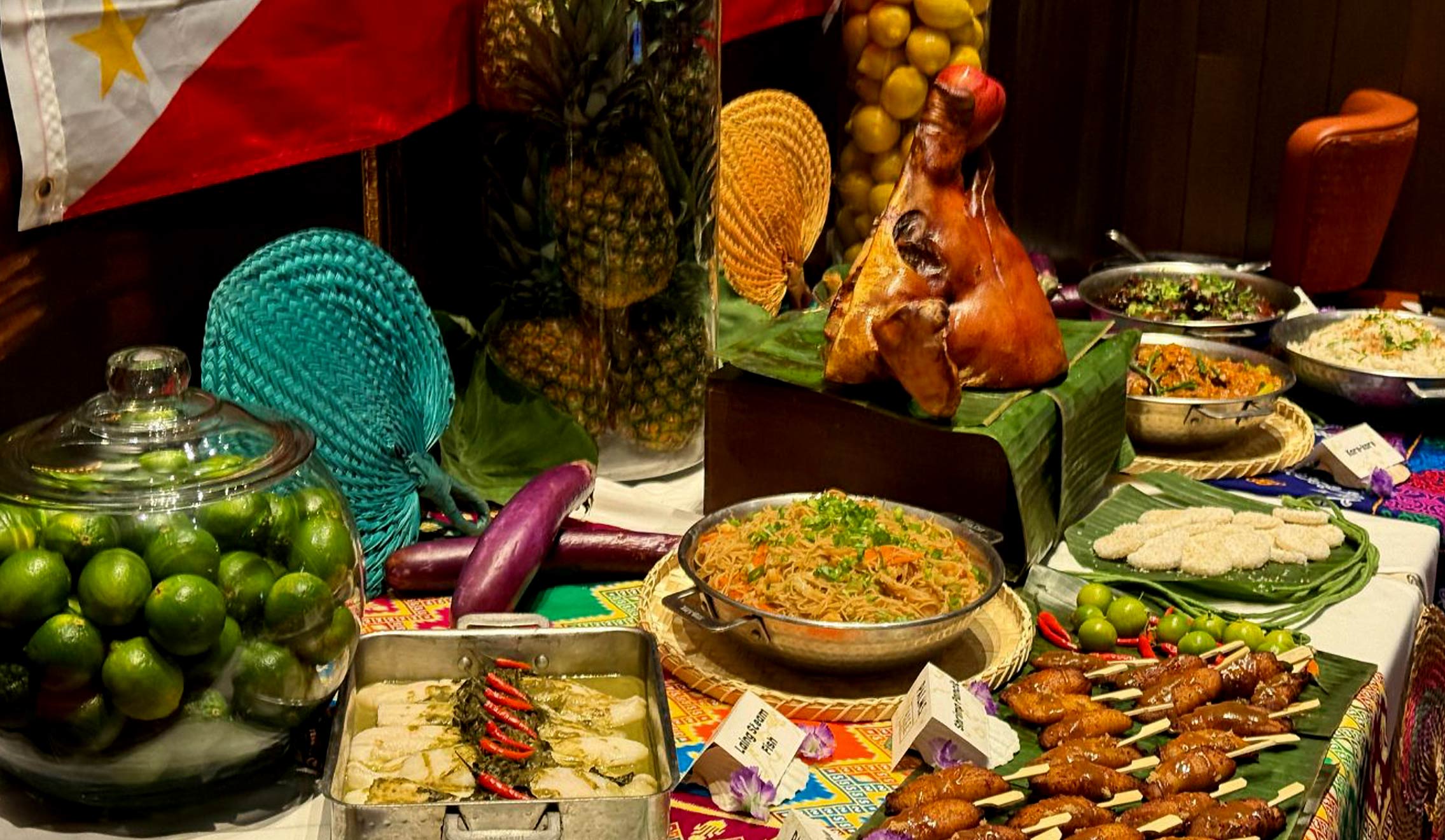 Filipino Night Buffet Spread