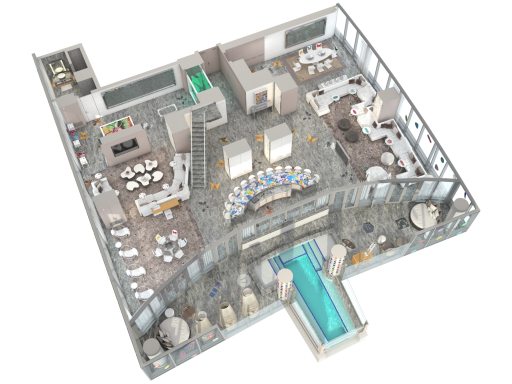 Empathy Suite Floor Plan - lower level