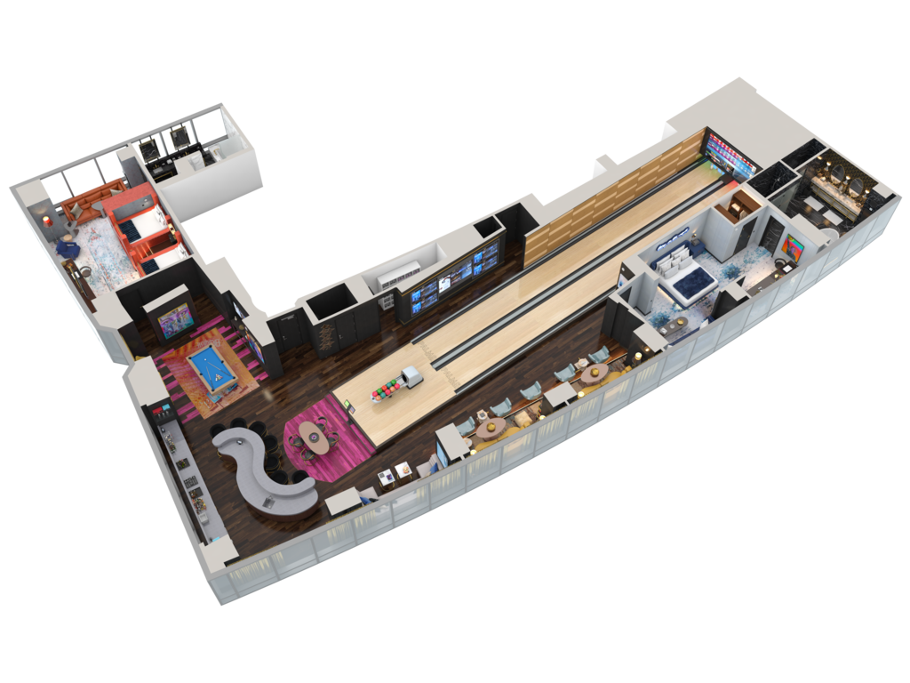 Kingpin Suite Floor Plan