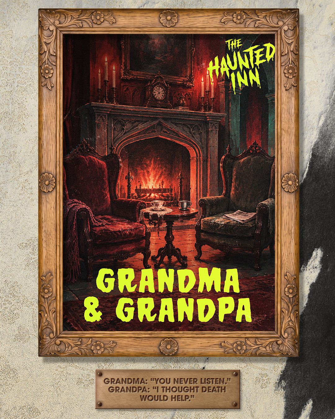 Haunted Inn staff - Grandma & Grandpa