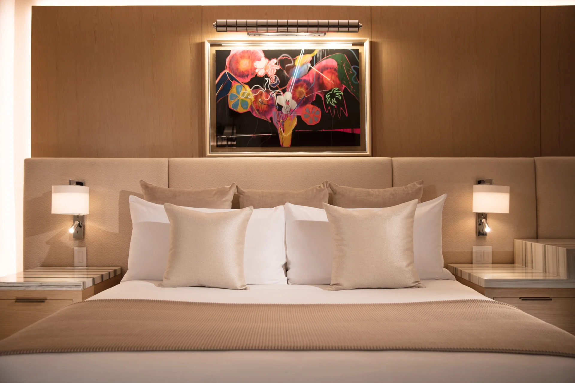 Fantasy King hotel room with king bed