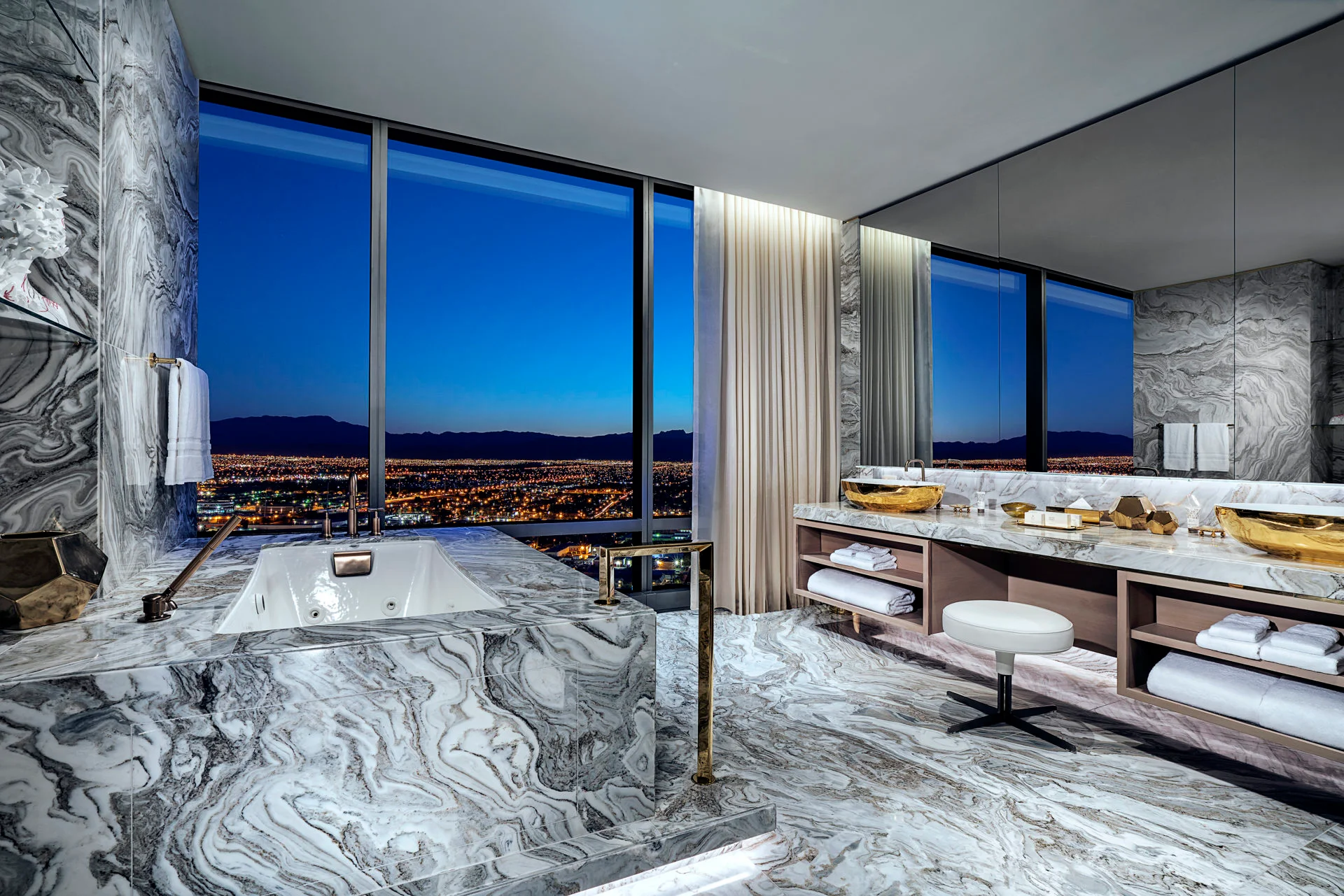 Two-Story Sky Villa guest bathroom