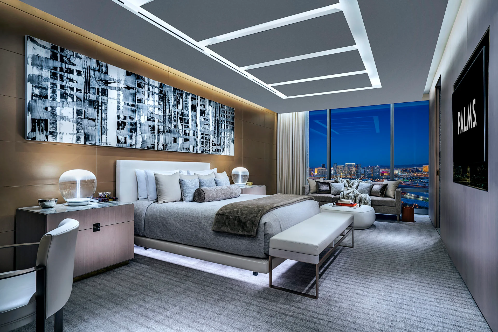Two-Story Sky Villa bedroom 1