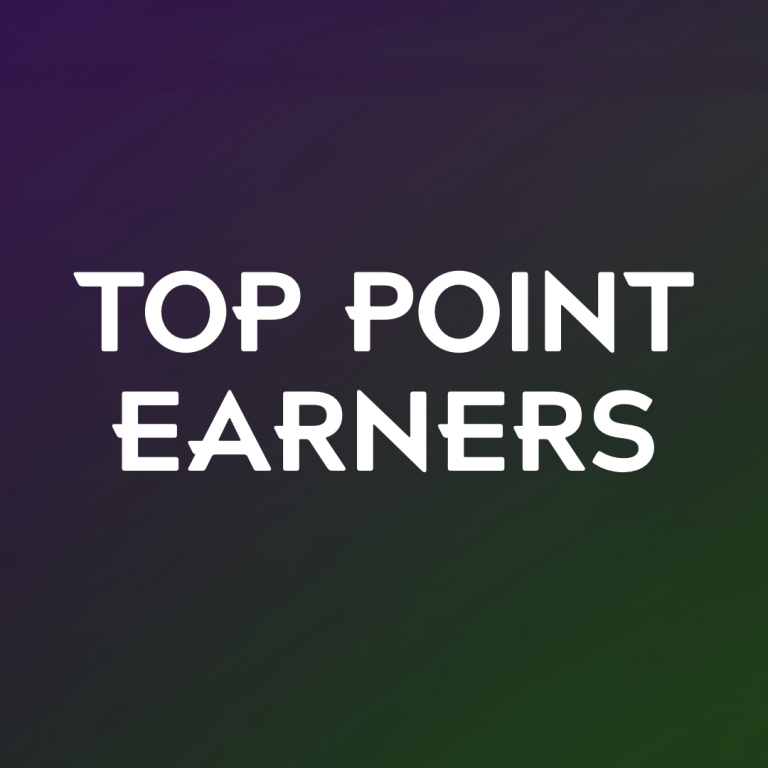 Top Point Earners