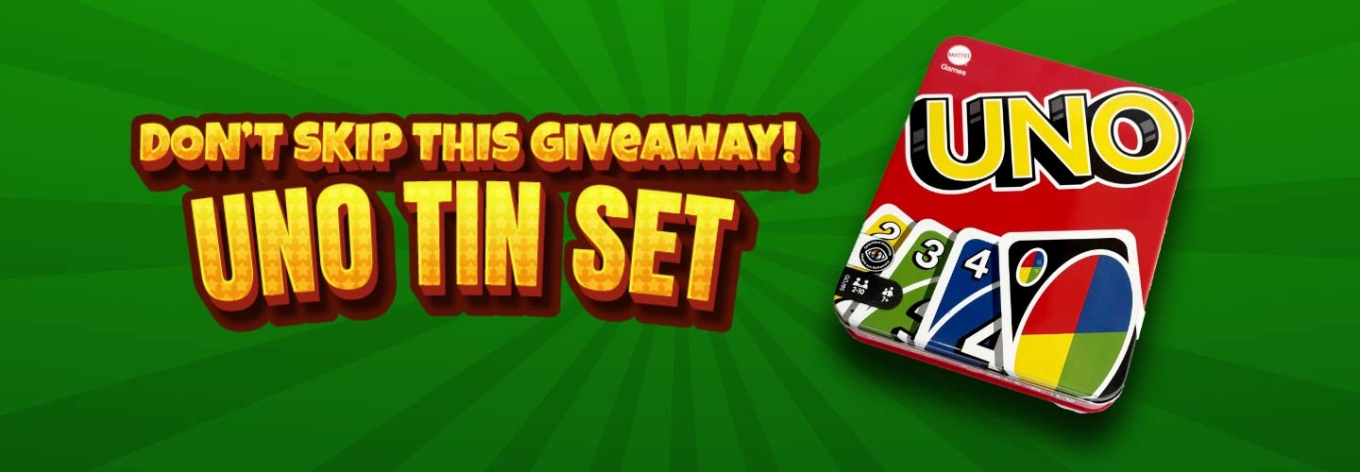 Don't Skip This Giveaway! Uno Tin Set