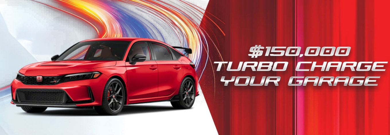 $150,000 Turbo Charge Your Garage Honda Giveaway