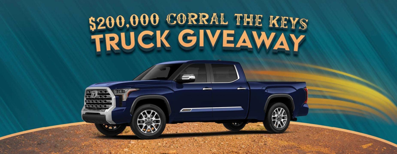 $200,000 Corral the Keys Truck Giveaway