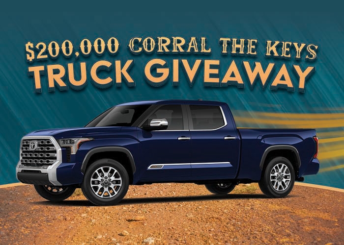$200,000 Corral the Keys Truck Giveaway