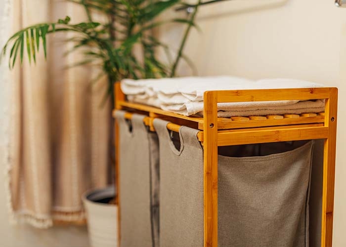 Dual Compartment Laundry Hamper