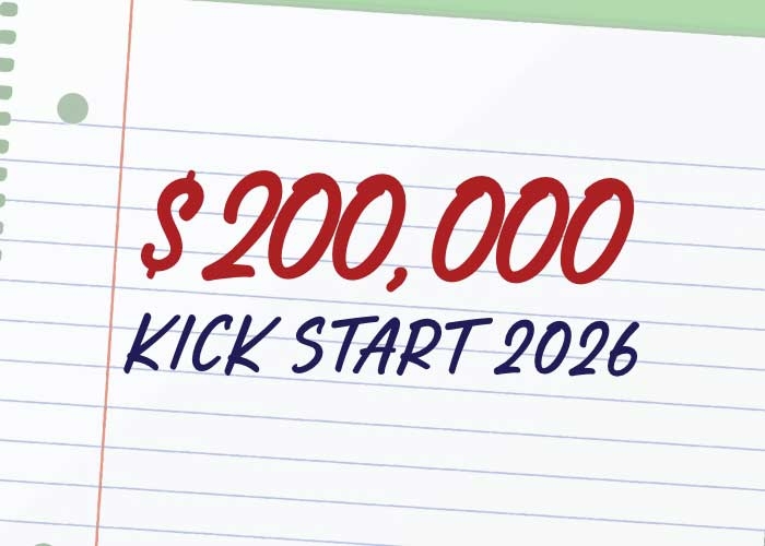 $200,000 Kick Start 2026