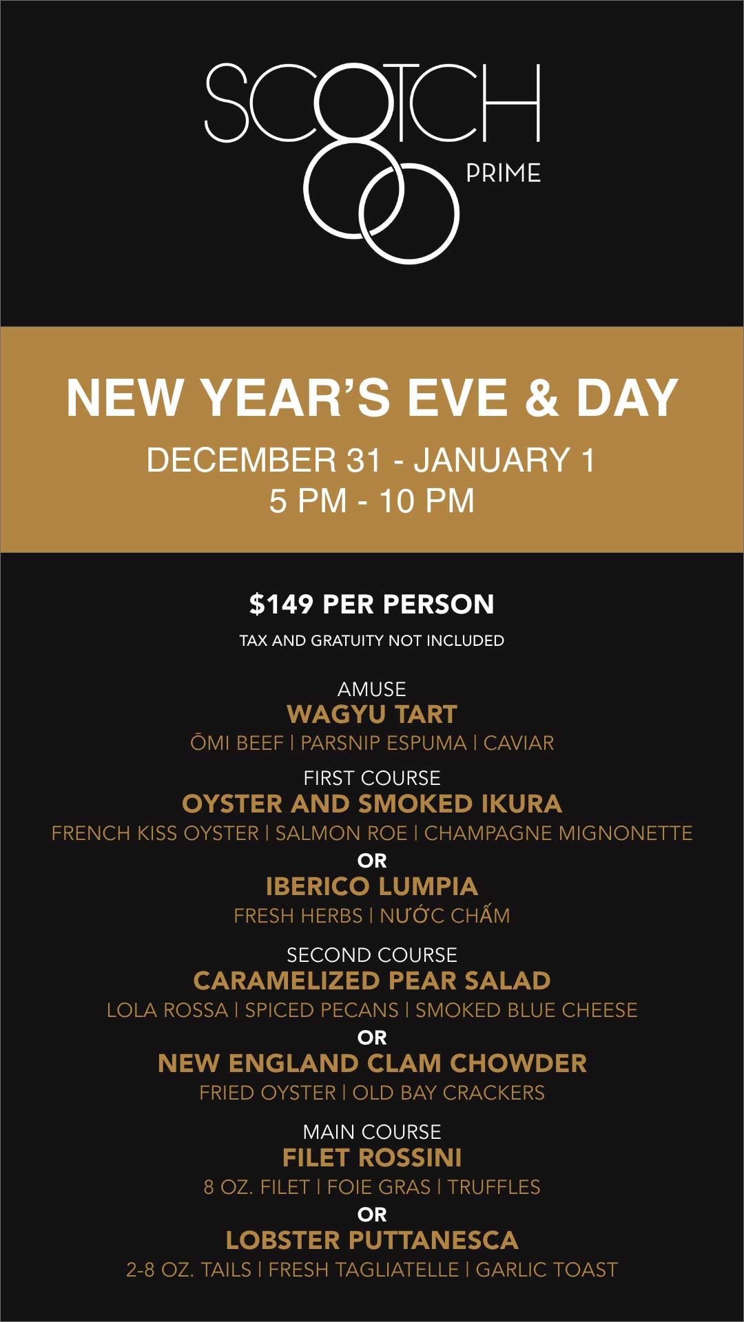 Scotch 80 New Year's Eve