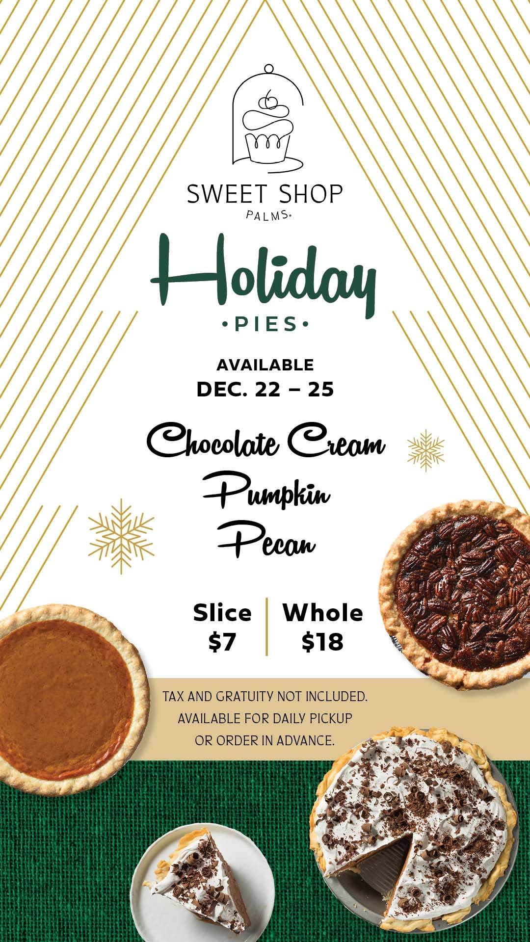 Serrano Vista Cafe Holiday Features 