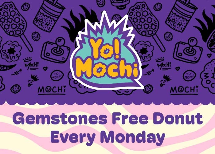 Gemstones Free Donut Every Monday