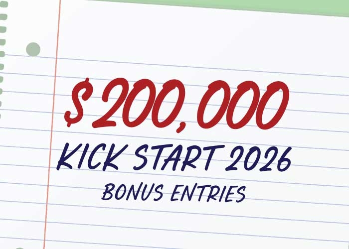 KickStart 2026 Bonus Entries 