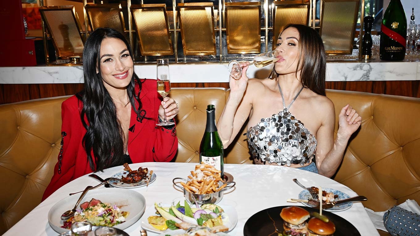 Bella Twins at Girl Dinner Scotch 80 Prime