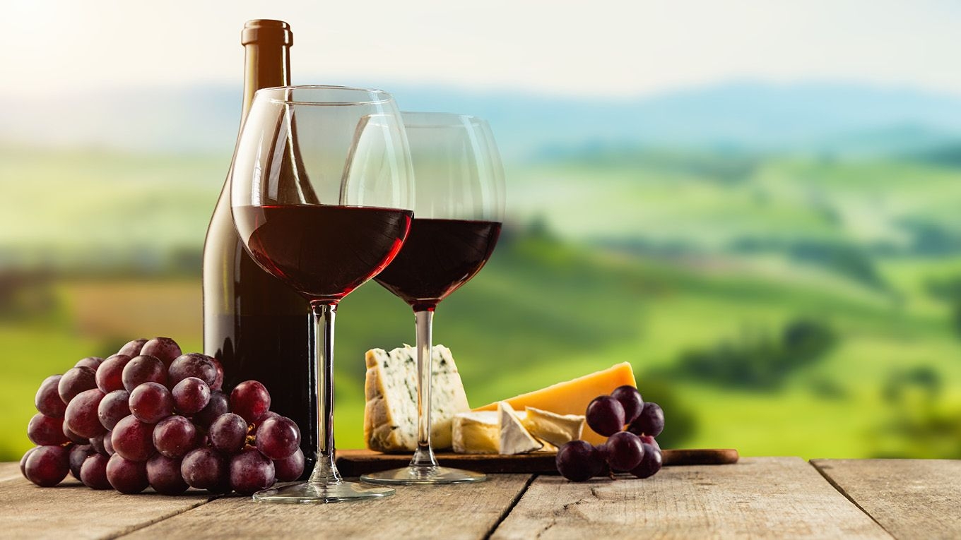 Wine and Cheese