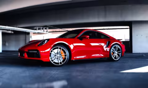 Year of the Horse - Porsche Drawing